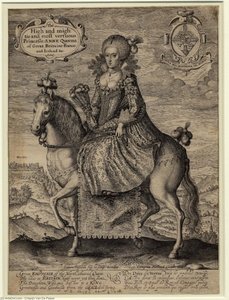 The High And Mightie And Most Vertuous Princesse Anne Queene Of Great Britaine France And Ireland — Crispijn Van De Passe
