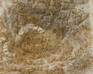 En Översvämning — Leonardo Da Vinci