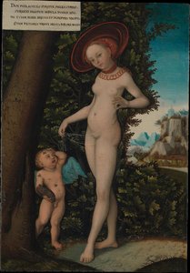 Venus Con Cupido Il Ladro Di Miele — Luca Cranach Il Vecchio