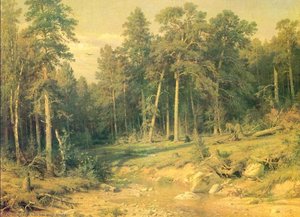 Kiefernwald. Schiffbarkeit Von Bauholz In Der Provinz Wjatka — Ivan Ivanovich Shishkin