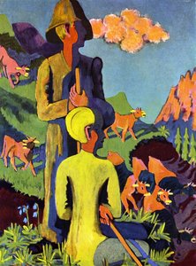 Pastori Alla Sera — Ernst Ludwig Kirchner
