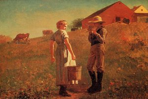 Reunión De Temperancia (también Conocida Como Mediodía) — Winslow Homer