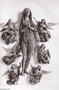 Mary Magdalen With Two Angels — Tilman Riemenschneider