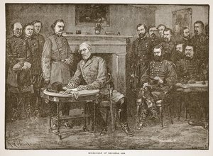 Surrender Of General Lee — Alfred Waud