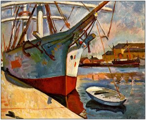 Ship At Le Havre (aka Ship In Harbort, Le Havre) — Georges Braque