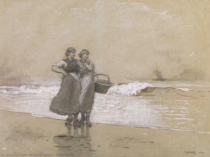 Spiaggia Di Blyth — Winslow Homer