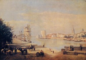 Priležnosť La Rochelle — Jean-baptiste-camille Corot