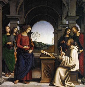 The Vision Of St Bernard — Vannucci Pietro (le Perugin)