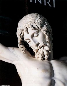 Crucifix (detail) — Benvenuto Cellini