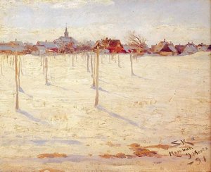 Hornbaek En Invierno — Peder Severin Kroyer