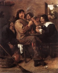 Smoking Men — Adriaen Brouwer