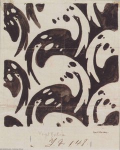 Fabric Design With Birds For Backhausen — Koloman Moser
