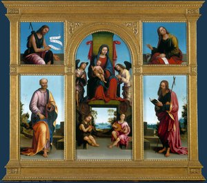 High Altarpiece, Oratory Of S. Pietro In Vincoli — Lorenzo Costa (the Elder)