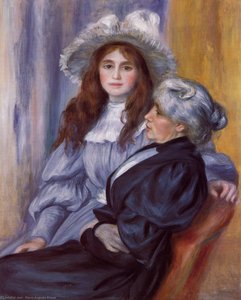 Berthe Morisot And Her Daughter Julie Manet — Pierre-auguste Renoir
