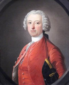 Portrait Of An Unknown Man (possibly General Hugh Warburton, 1695–1771) — Henry Pickering
