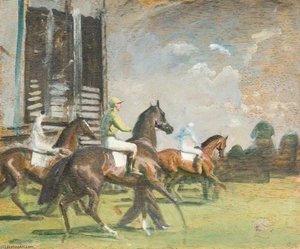 En Route Vers Le Départ — Sir Alfred James Munnings