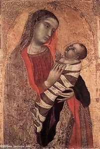 Madonna And Child — Ambrogio Lorenzetti