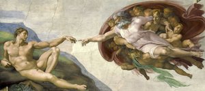 Stvoření Adama — Michelangelo Buonarroti