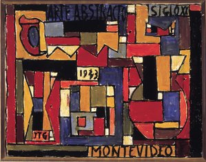 Abstract Art In Five Tones And Complementaries - (1943) — خواكين توريس غارسيا