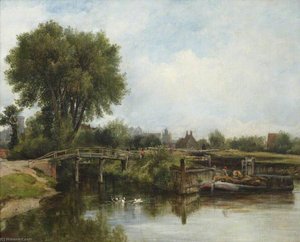 The Old Lock, Windsor — 프레데릭 워터스 (윌리엄) 와츠