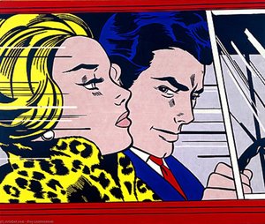 In The Car — Roy Lichtenstein