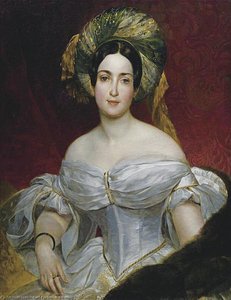 Portrait Of Aurora Demidova — Karl Pavlovich Bryullov