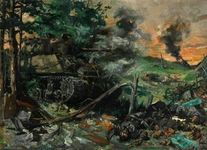 Tank Battle — Terence Tenison Cuneo
