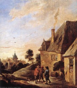 Escena De Un Pueblo — David Teniers El Joven