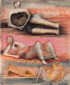 Recto_mother And Child On Rocking Chair — Henry Moore