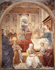 Birth Of Mary — Benozzo Gozzoli