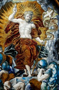 The Resurrection, Central Panel Of An Altarpiece. — Léonard Limosin