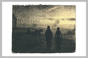 Ploughing — Georges Seurat