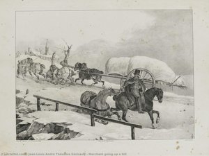Merchant Going Up A Hill — Théodore Géricault