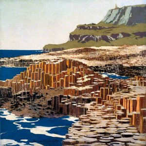 Ireland For Holidays The Giant's Causeway (london, Midland And Scottish Railway Poster Artwork) — Norman Wilkinson