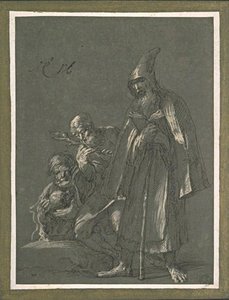Trois Ermites — Salvator Rosa
