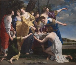 Finding Of Moses — Orazio Gentileschi