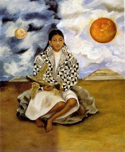 Retrato De Lucha María, Una Niña De Tehuacán — Frida Kahlo