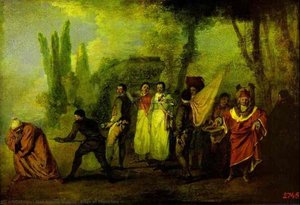 Satire Über Die Ärzte — Jean-antoine Watteau
