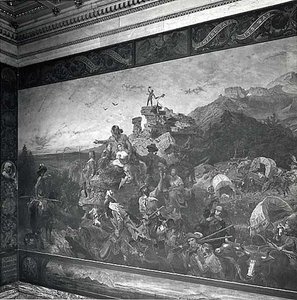 Westward The Course Of Empire Takes Its Way, (painting) — Emanuel Gottlieb Leutze