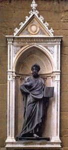 St Matthew And Tabernacle — Lorenzo Ghiberti