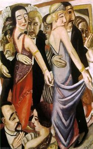 Dancing Bar In Baden-baden, Bayerische St — Max Beckmann