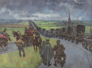 East Meets West (first British Convoy En Route To Berlin) — Colin Cuthbert Orr Colahan