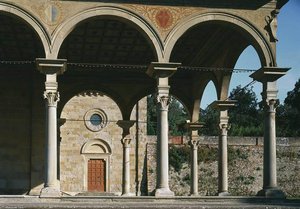 Portico (detail) — Benedetto Da Maiano