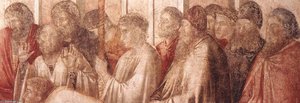 Escenas De La Vida De San Juan Evangelista: 2. Levantamiento De Drusiana (detalle) — Giotto Di Bondone