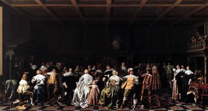 The Marriage Of Willem Van Loon And Margaretha Bas — Jan Miense Molenaer