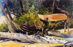 El Final Del Portage — Winslow Homer