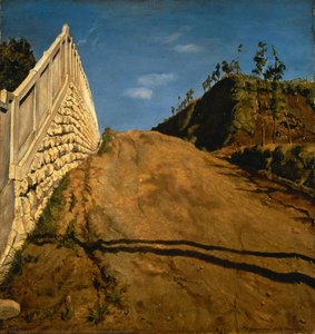 Title Name(japanese）: 道路と土手と塀（切通之写生） — Kishida Ryūsei