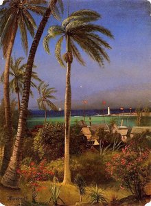Bahamian View — Albert Bierstadt