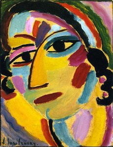 Mystischer Kopf: Galka — Alexej Von Jawlensky