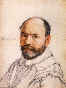 Porträt Des Bildhauers Pierre Francheville — Hendrik Goltzius